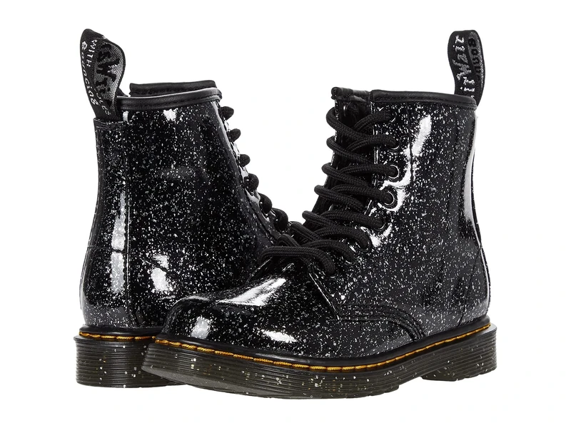 Dr. Martens 1460 Kids Black Cosmic Glitter Boots - Size 10 UK