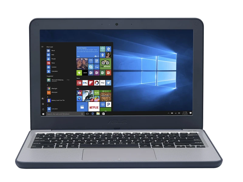 ASUS Laptop with 3 Year Warranty - W202 11.6" HD Laptop (Intel Celeron N3350, 4GB RAM, 64GB eMMC, Windows 10 Professional)
