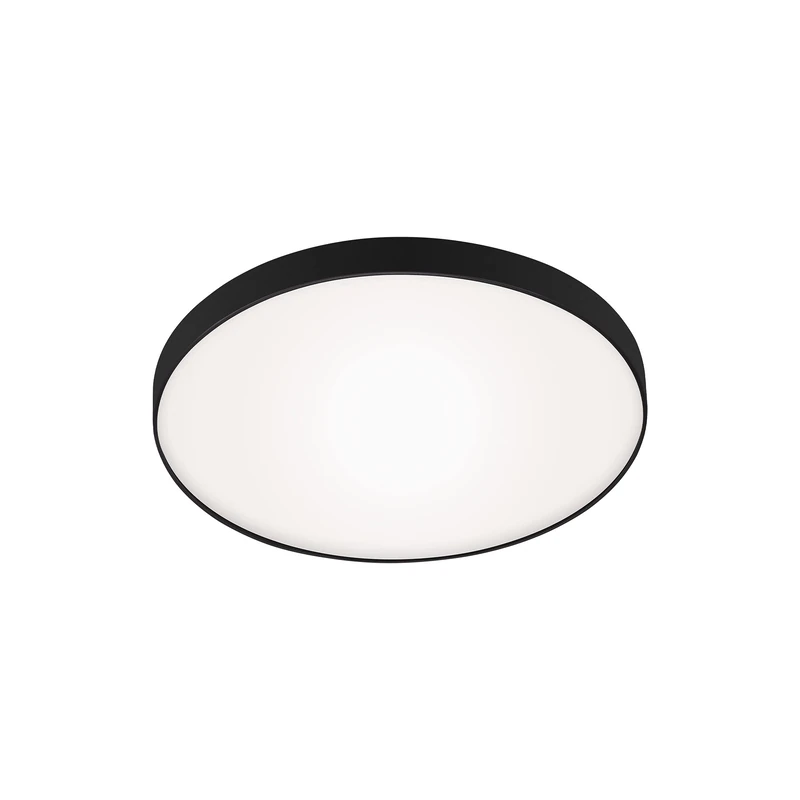 BRILONER Leuchten 3351-015 LED Ceiling Light Bathroom Lamp IP44 13 Watt 1,200 Lumen 4,000 Kelvin White/Black 28.5 cm