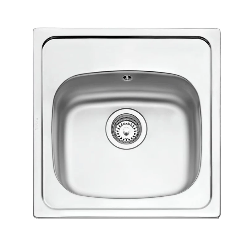 TEKA | Universe Built-in Sink | 1 Bowl | Stainless Steel | 51 x 50 x 15.5 cm
