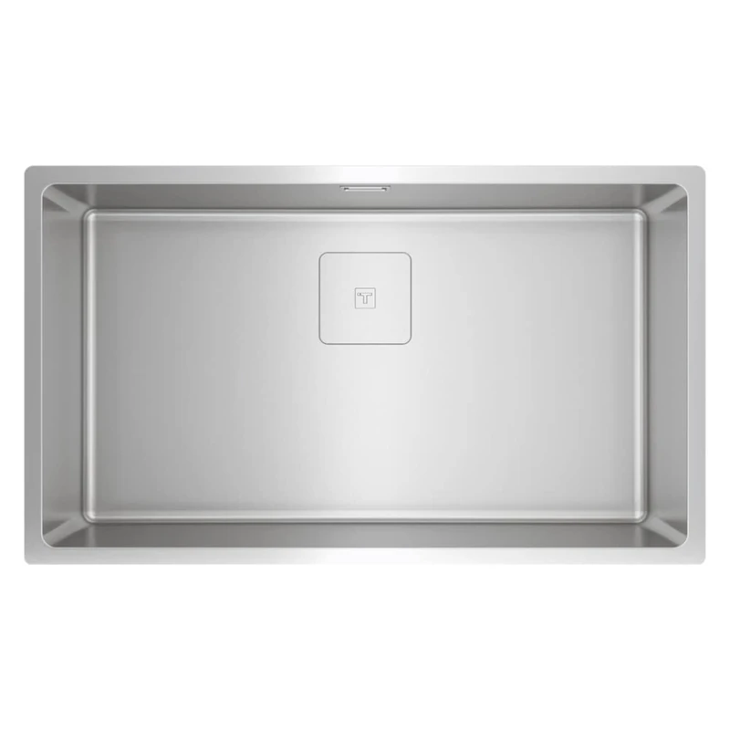 Teka FlexLinea RS15 71.40 PureClean – 1 Bowl Sink, Premium SoftTexture Finish, Triple Installation Possibility, Square Drain, Stainless Steel Colour