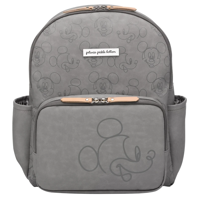 Petunia Pickle Bottom District Diaper Bag Backpack for On-The-Go Parents, Stylish, Spacious & Secure, Lightweight & Easy to Clean, Perfect for Everyday Use (Love Mickey Mouse), Love Mickey, One Size, - Image 1