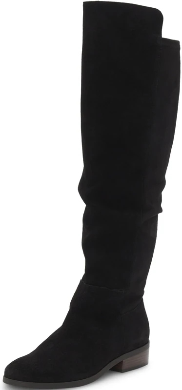 Lucky Brand Women's Calypso Knee Boot, Black, 4 UK