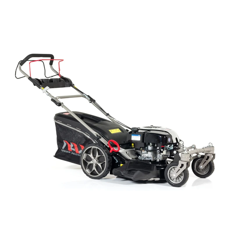 NAX POWER PRODUCTS 3001S self-propelled lawn mower with Briggs & Stratton combustion engine of 161 cm3 capacity, 750EX series, mowing width 51 cm 75-litre basket deck cleaning system