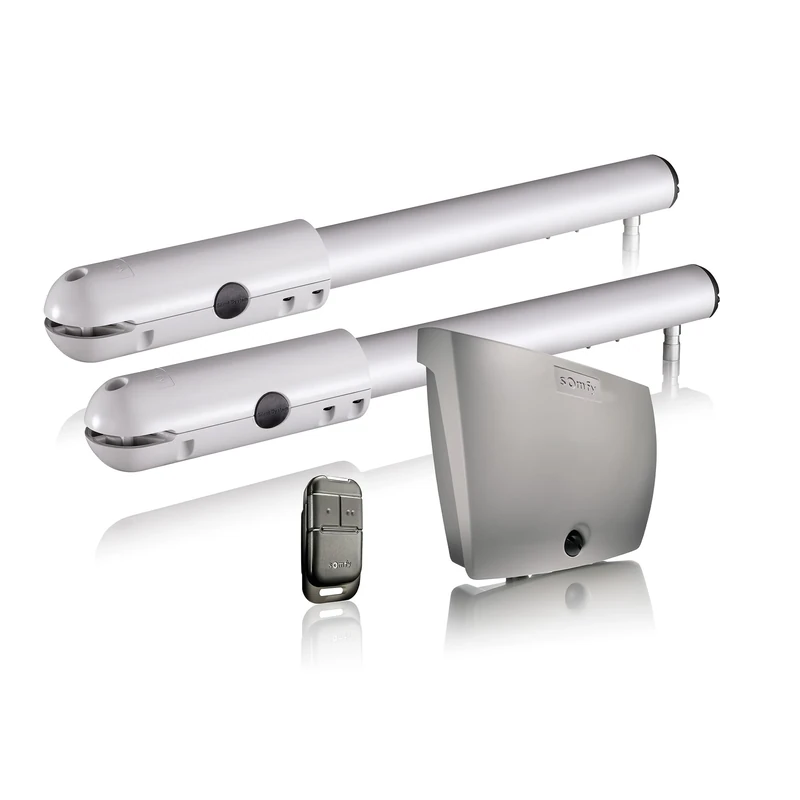 somfy 2400780 2400780-SGS 201 RTS Motorization for Swing Gate Supplied with 1 Keypop Remote Control Tahoma Home Automation Box Compatible, 230 V, Black