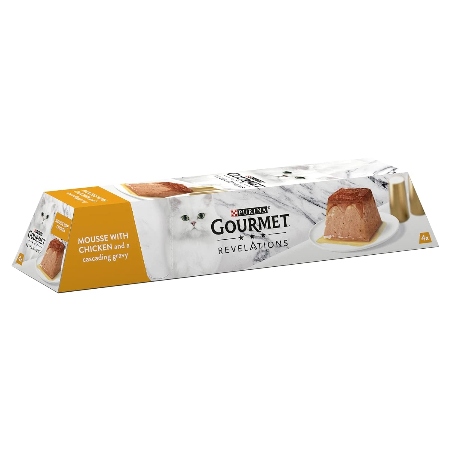 Gourmet Revelations Chicken in Gravy Wet Cat Food 4x57g