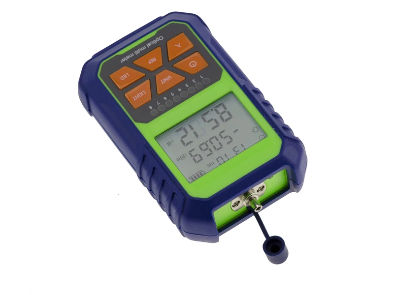 KALEA-INFORMATIQUE Tester for RJ45 network cable and optical fibre. Power meter function, backlit LCD screen, rechargeable battery.