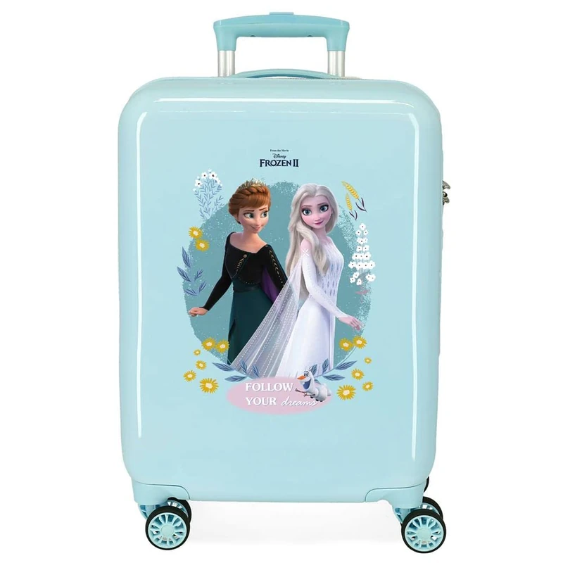 Disney Follow Your Dreams Luggage- Kids' Luggage, 38x55x20 cms, Azul