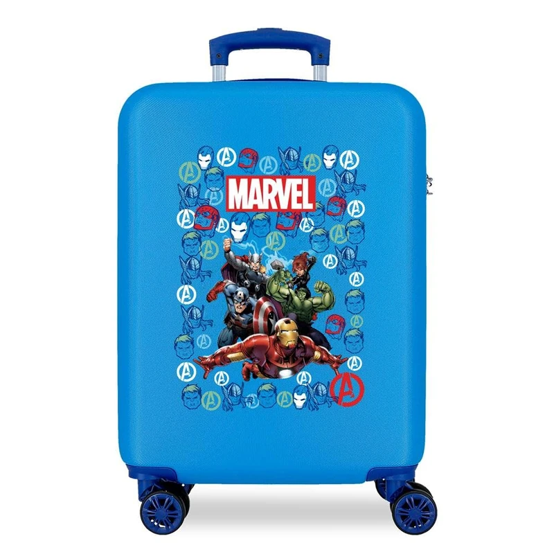 Marvel Avengers Team Luggage- Kids' Luggage, 38x55x20 cms, Azul