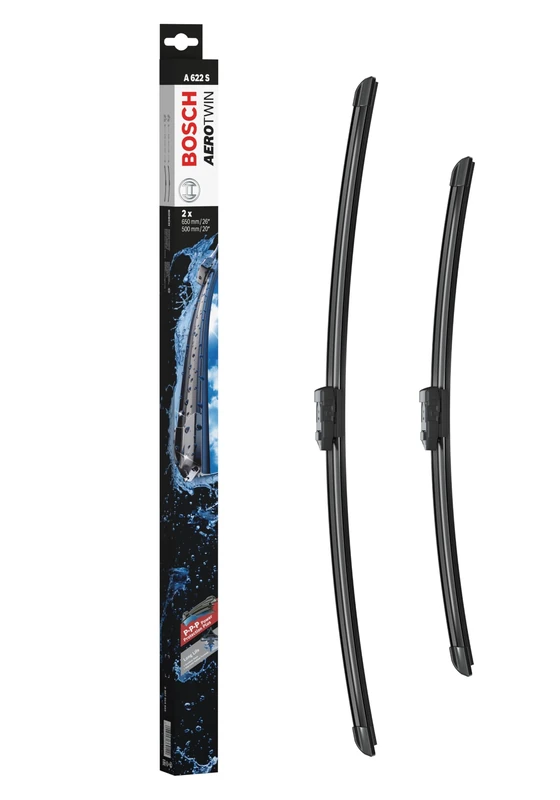 Bosch Wiper Blade Aerotwin A622S, Length: 650mm/500mm − Set of Front Wiper Blades