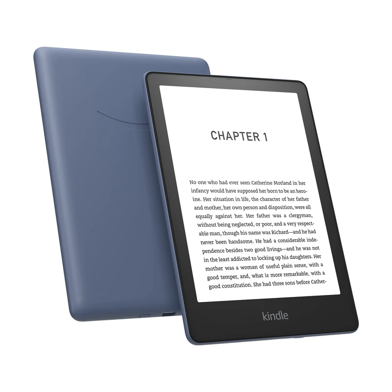 Kindle Paperwhite Signature Edition | 32 GB with a 6.8" display, wireless charging and auto-adjusting front light | Without ads | Denim (Previous generation)