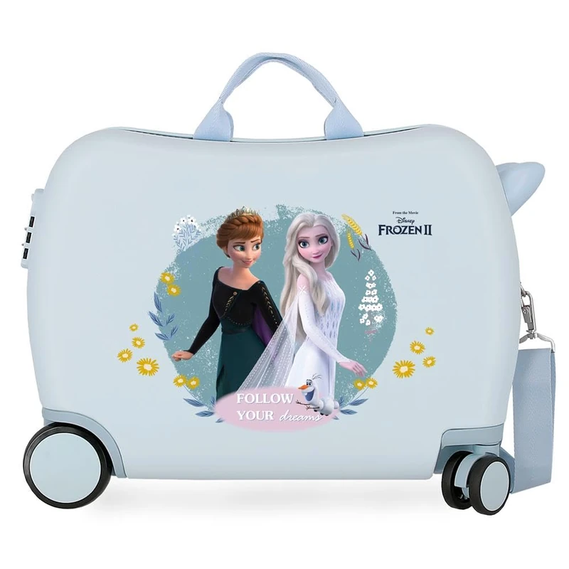 Disney Follow Your Dreams Luggage- Kids' Luggage, 50x38x20 cms, Azul