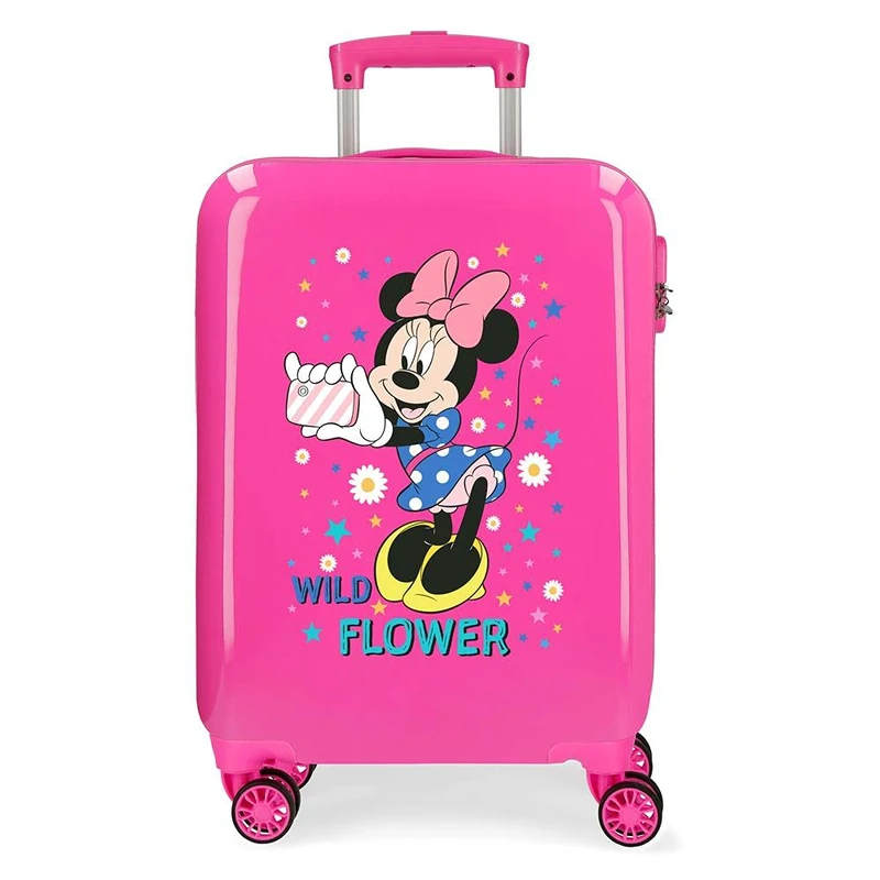 Disney Wild Flower Luggage- Kids' Luggage, 38x55x20 cms, ROSA