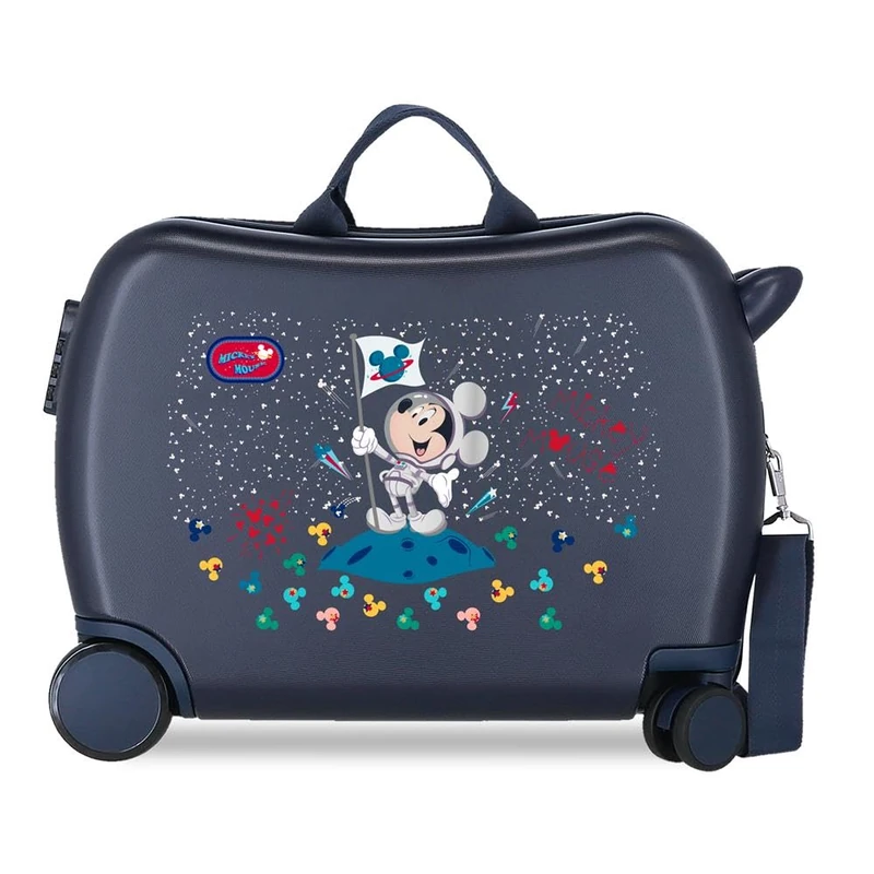 Disney Mickey on the Moon Luggage- Kids' Luggage, 50x38x20 cms, Azul
