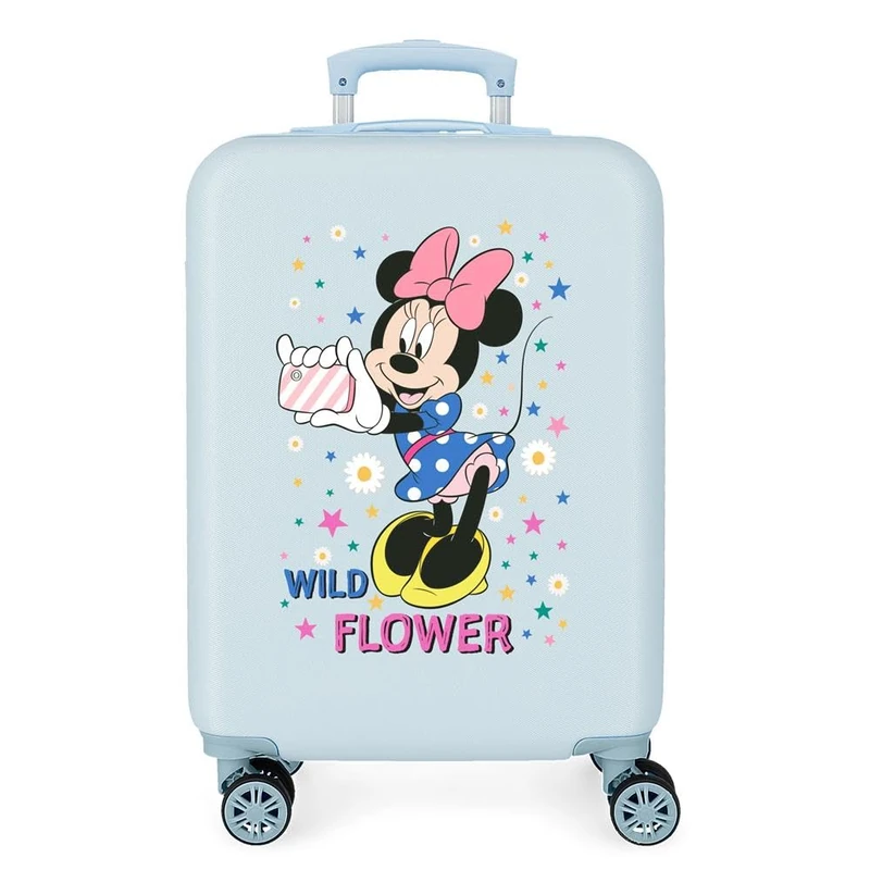 Disney Wild Flower Luggage- Kids' Luggage, 34x55x20 cms, Azul