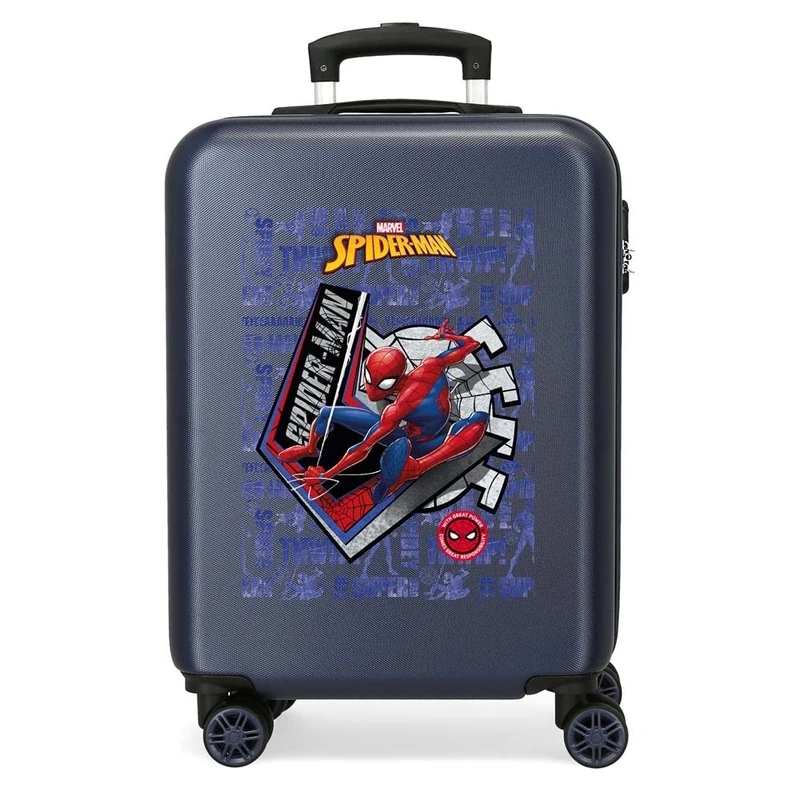 Marvel Great Power Luggage- Kids' Luggage, 38x55x20 cms, Azul
