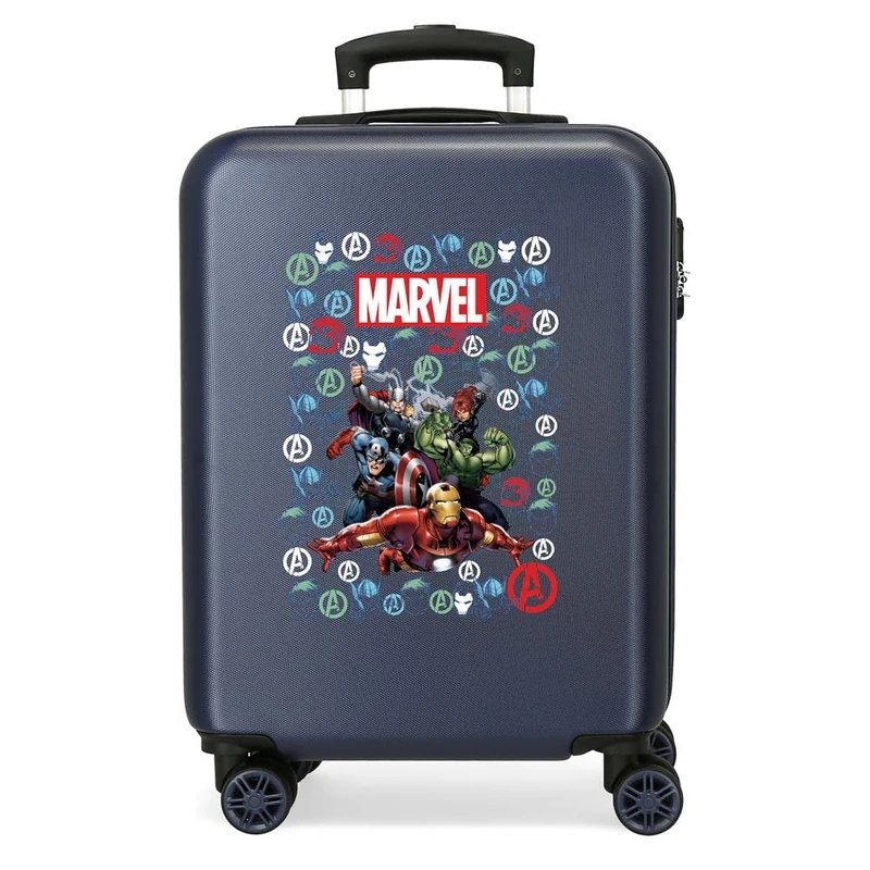 Marvel Avengers Team Luggage- Kids' Luggage, 38x55x20 cms, Azul