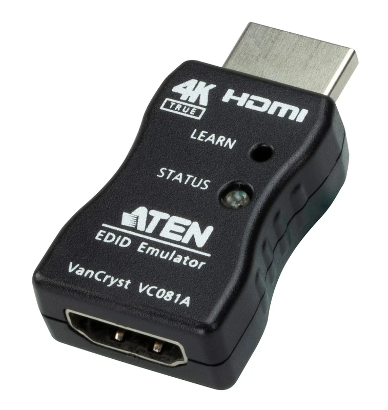 True 4K HDMI EDID Emulator Adapter VC081A ATEN up to 3840 x 2160 @ 60Hz (4:4:4)