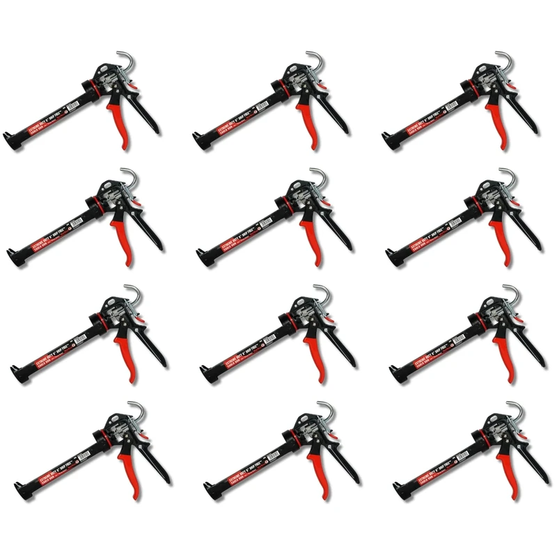 Red Devil 3989 9" Extreme Duty Caulk Gun-Thrust Ratio 26:1, 12 Pack