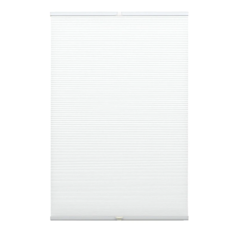 GARDINIA Honeycomb Pleated Blind Concept Daylight Opaque Folding Roller Blind, All Mounting Parts Included, Easyfix Pleated Blind Tensioned with Two Operating Rails, White, 80 x 210 cm (W x H)