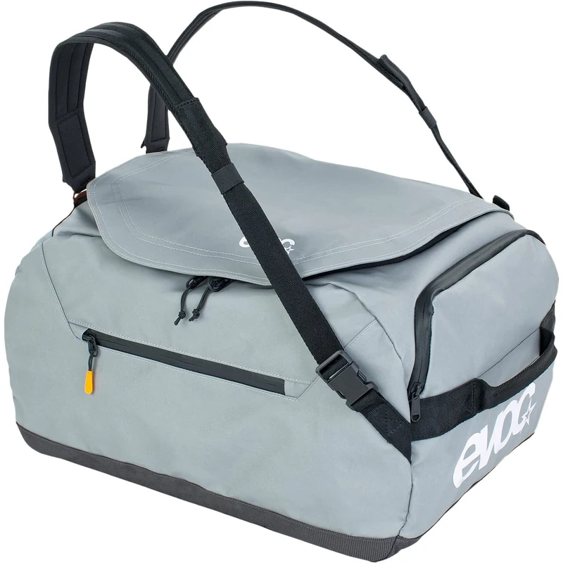 EVOC Duffle Bag 40 Waterproof Travel and Equipment Bag (Detachable Carrying Strap, Separate Outer Pocket, Universal use, incl. Integrated Bag, PVC-Free), Stone Grey
