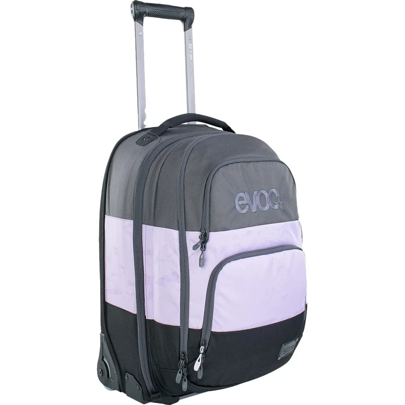 EVOC Terminal Bag 40+20l Travel Trolley Bag with Detachable Backpack (extendable Telescopic Handle, Replaceable Skate Wheels, Extra Light, Hand Luggage Size, EVA Bottom Construction), Multicoloured