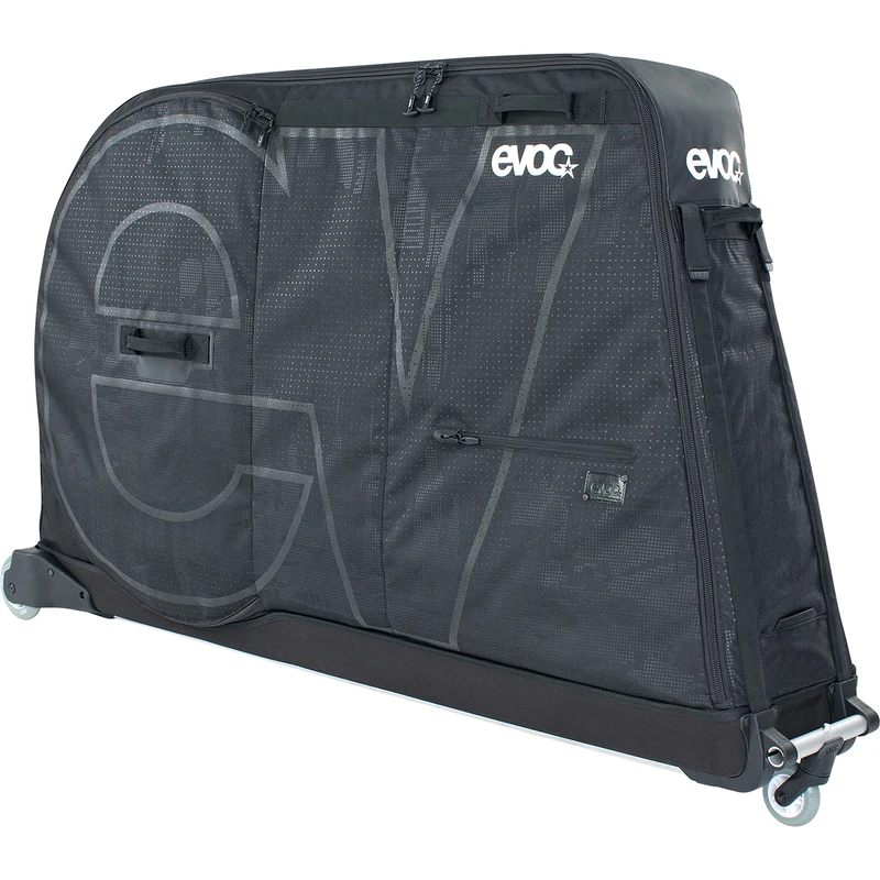 EVOC Transport Bag Pro With Bike Stand Pro, Clip-On Wheel 2.0, Disc Protection, Fork Mount Stabilisation, Frame Pad (305L Max)