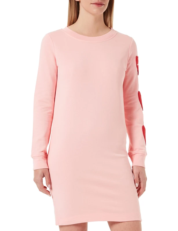 Love Moschino Womens Regular fit Dress Dress, Pink, 40