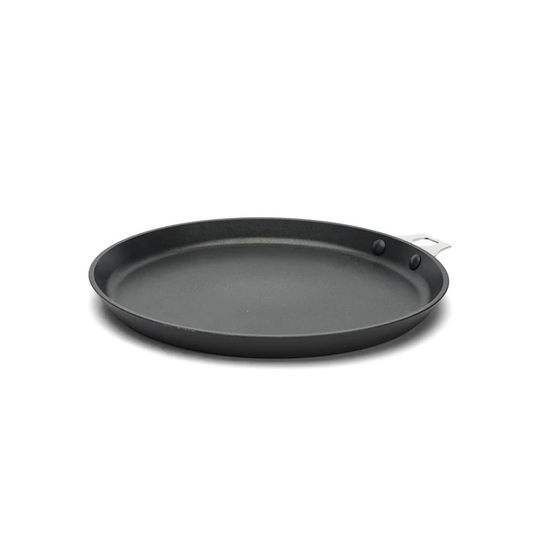 DE BUYER - Choc Intense Twisty Non-Stick Pancake pan Removable Aluminium - Diameter 30 cm -, Grey