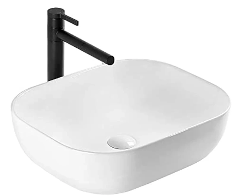 Rea Bathroom Sink Made of Ceramic Belinda - Snow White - REA-U6521