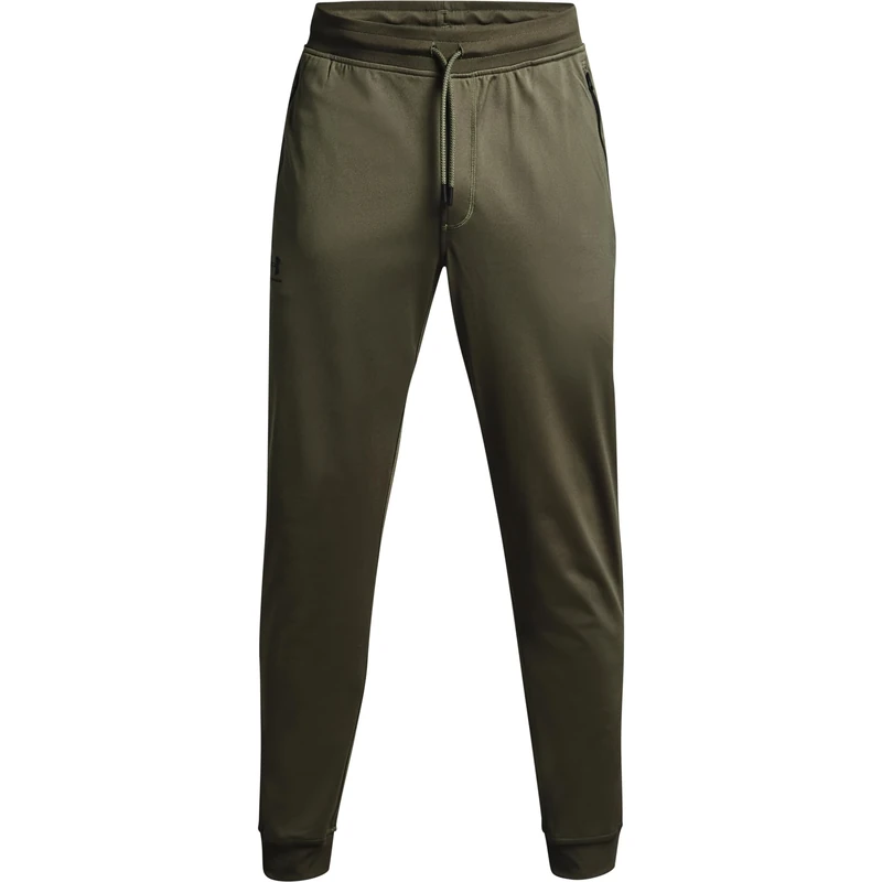 Under Armour Sportstyle Tricot Jogger - Pants - Bottoms - Marine OD Green/Black - Size: XS