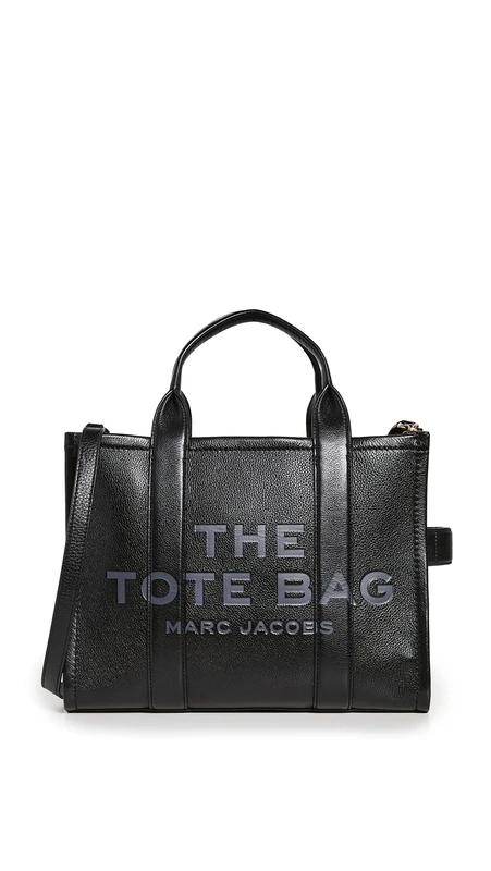 MARC JACOBS H004L01PF21-001 THE MEDIUM TOTE Bag Women's BLACK Size ONE SIZE