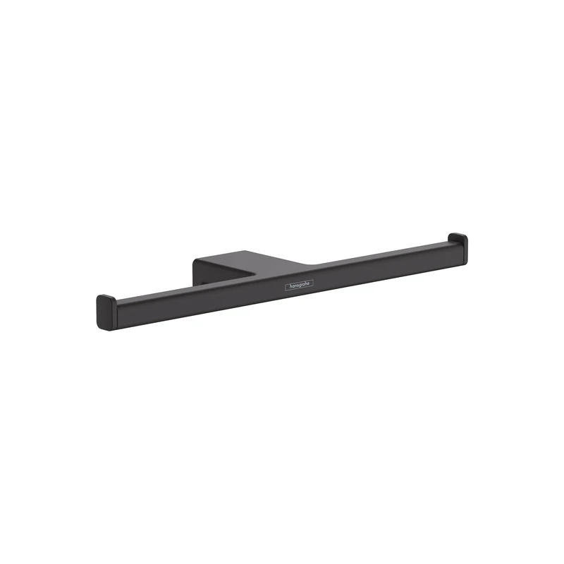 hansgrohe AddStoris Double roll holder, matt black, 41748670