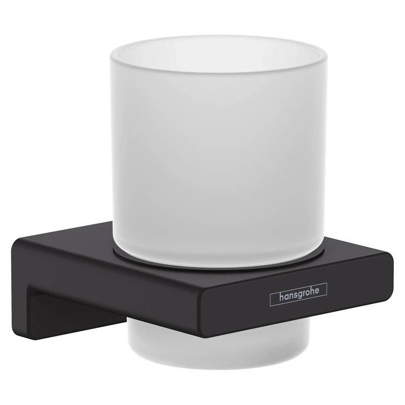 hansgrohe AddStoris Toothbrush tumbler, matt black, 41749670