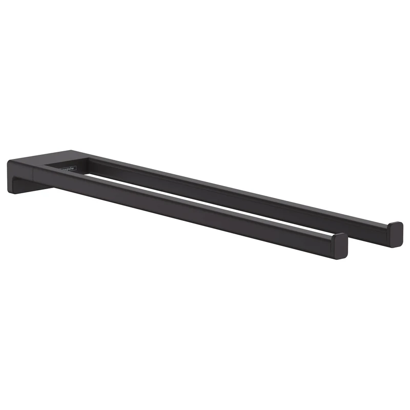hansgrohe AddStoris Towel holder twin-handle, matt black, 41770670