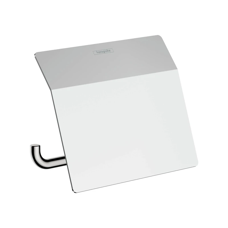 hansgrohe AddStoris Roll holder with cover, chrome, 41753000