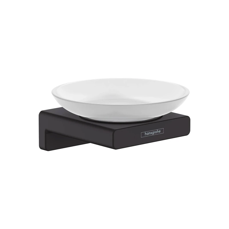 hansgrohe AddStoris Soap dish, matt black, 41746670