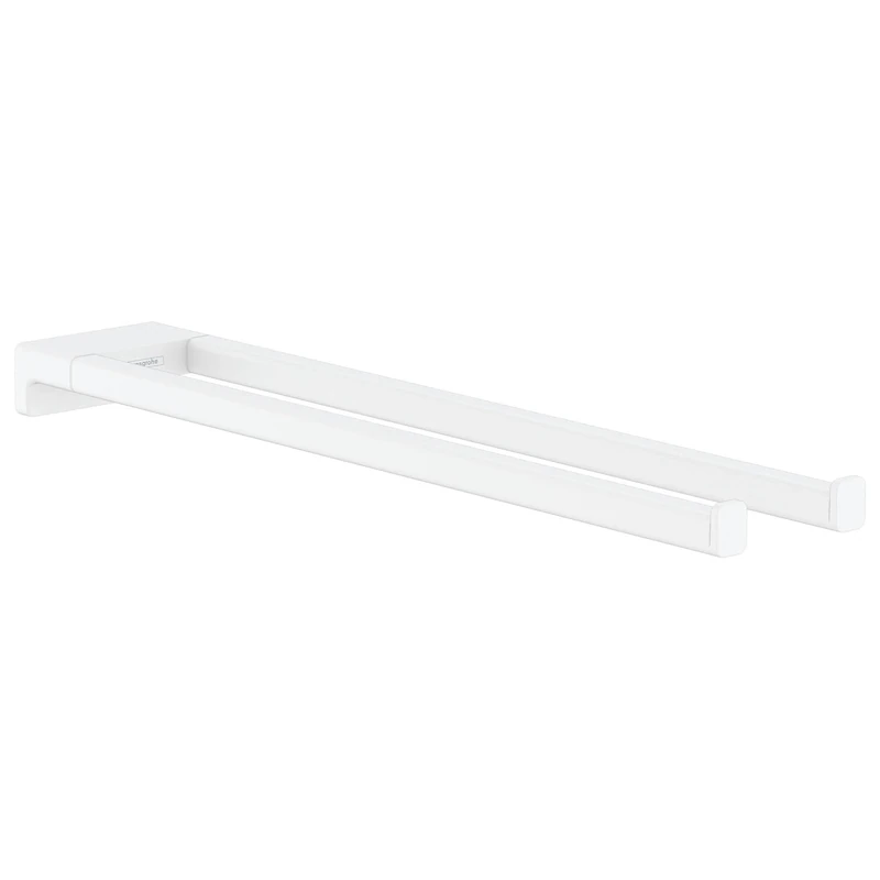 hansgrohe AddStoris Towel holder twin-handle, matt white, 41770700