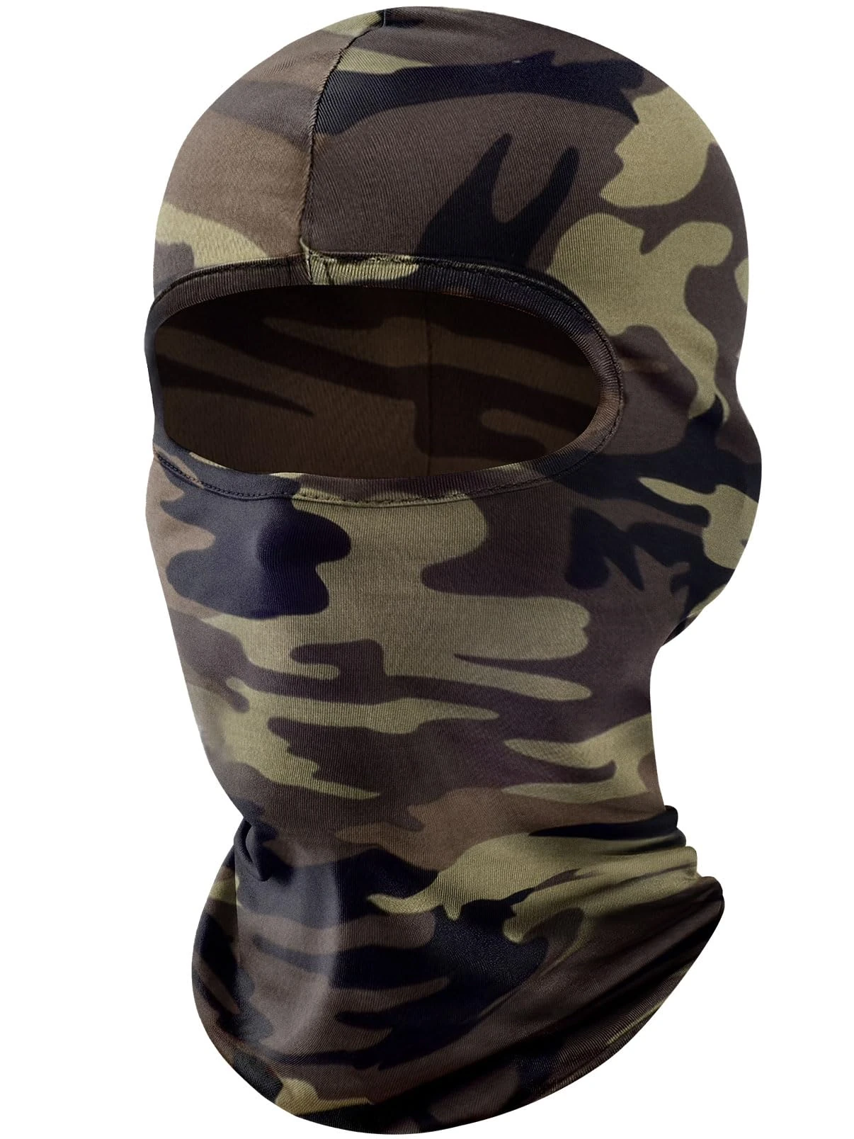 fuinloth Balaclava Ski Face Mask, Motorcycle Cycling Neck Warmer for Helmet, UV Protector Scarf for Men/Women Camouflage