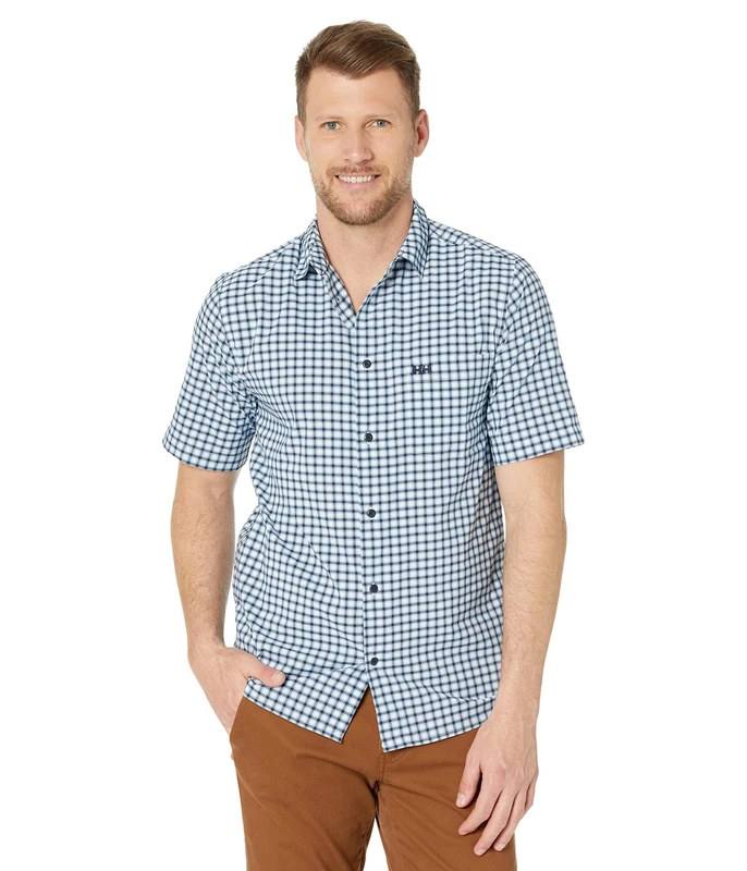 Helly Hansen Men's Fjord QD SS Shirt 2.0, Navy, 2XL - Image 1