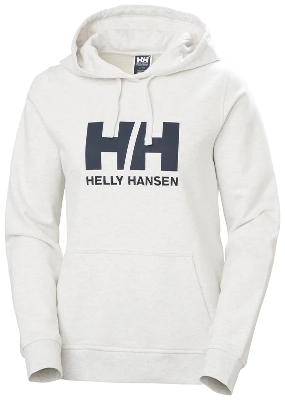 Helly Hansen Women's W HH Logo Hoodie, Nimbus Cloud, L