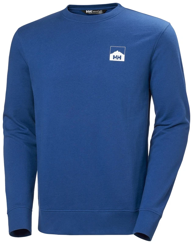 Helly Hansen Men's Nord Graphic Crew Sweatshirt, Deep Fjord, S