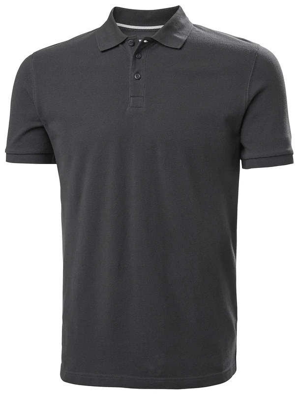 Helly Hansen Men's Crew Polo, Ebony, L