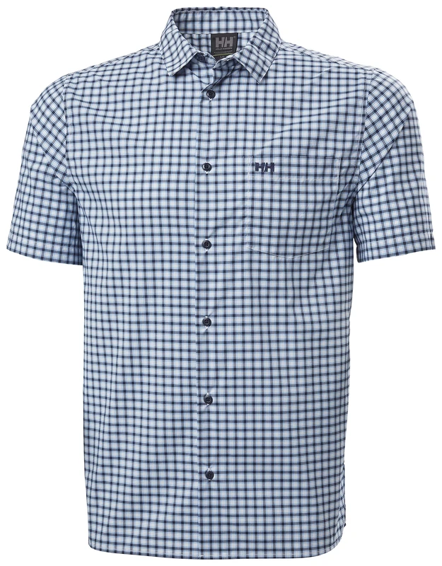 Helly Hansen Men's Fjord QD SS Shirt 2.0, Navy, L