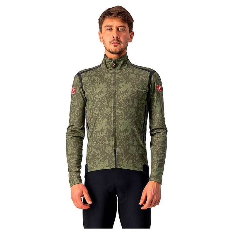 CASTELLI 4521506-075 PERFETTO RoS LONG SL Jacket Men's Military Green/Light Military- L