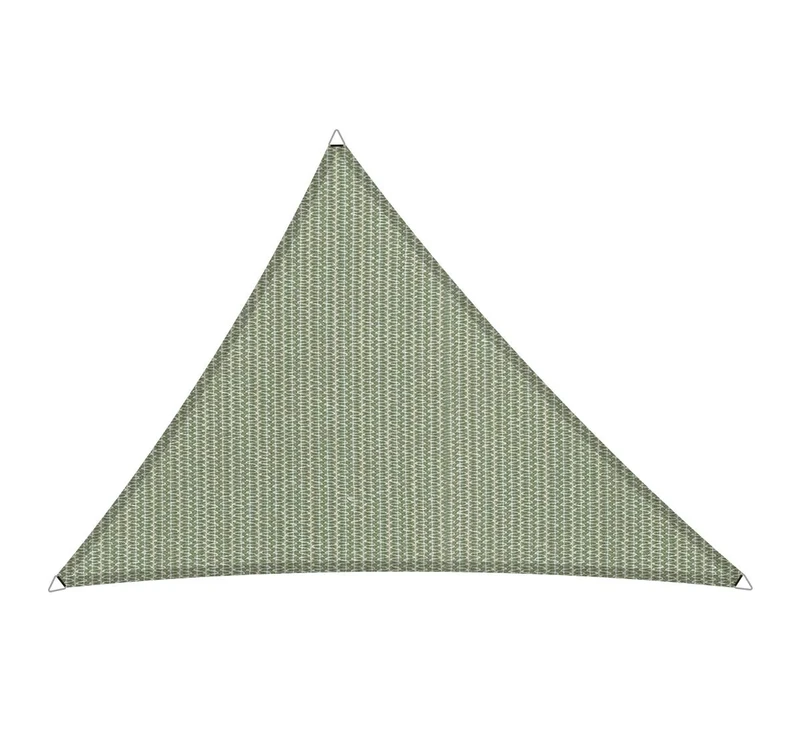 Shadow Comfort Shade Sail Sunshade Water Permeable HDPE Garden Awning for Outdoor Garden Terrace UV Block - Triangle 3.5x4x4.5m - Moonstone Green
