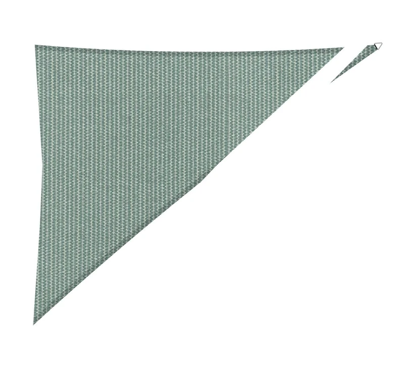 Shadow Comfort Shade Sail Sunshade Water Permeable HDPE Garden Awning for Outdoor Garden Terrace UV Block - Triangle 4x5x6.4m - Country Blue