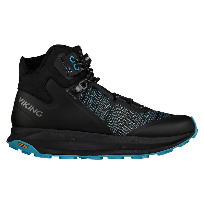 Viking Cerra Speed Mid Gtx Walking shoe Unisex, Black Aqua, 7.5 UK