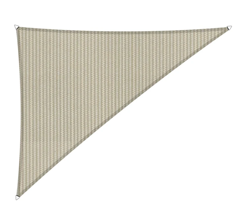 Shadow Comfort Shade Sail Sunshade Water Permeable HDPE Garden Awning for Outdoor Garden Terrace UV Block - Triangle 4x5x6.4m - Sahara Sand