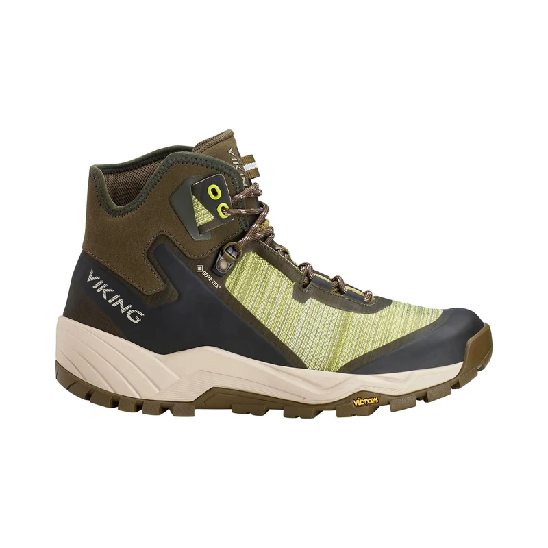 Viking Unisex Cerra Rolling Mid Gtx Walking shoe , Olive Khaki, 12 UK